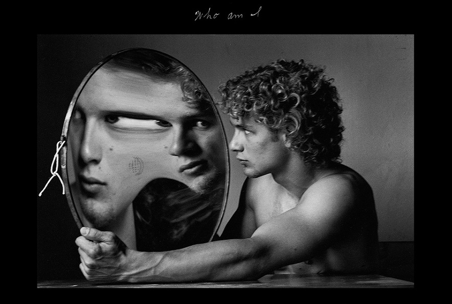 Duane Michals:<br> <em>It is no accident that you are reading this...</em>