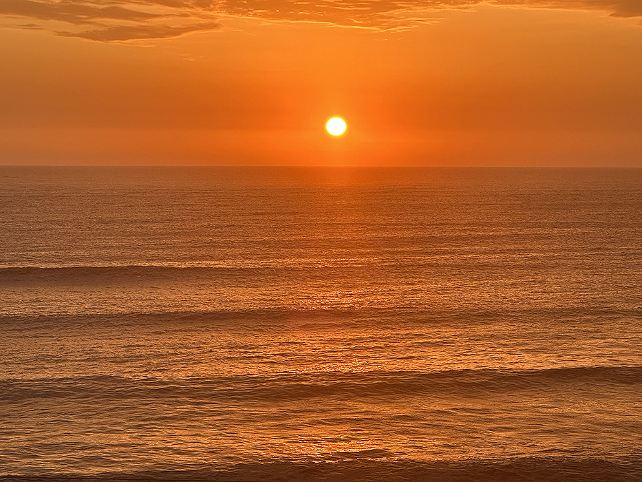 Sunset in Huanchaco, Peru
